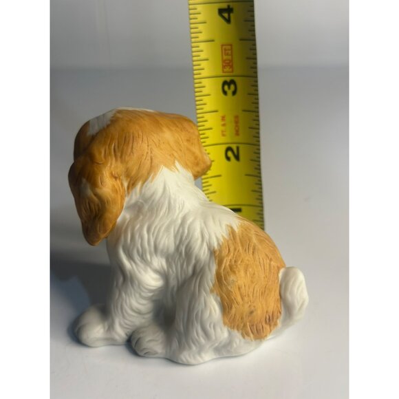 VTG HOMCO Spaniel Puppy Figurine - 3.5" Bisque Ceramic Dog Collectible Decor - Picture 5 of 5